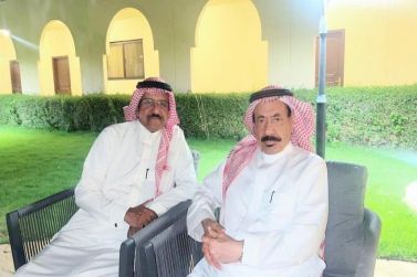 معالي الأستاذ عبد الله البليهد يستقبل الكاتب محمد المسفر